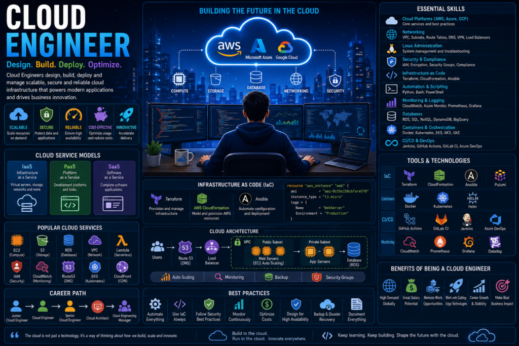 Cloud engineering design, build, optimize