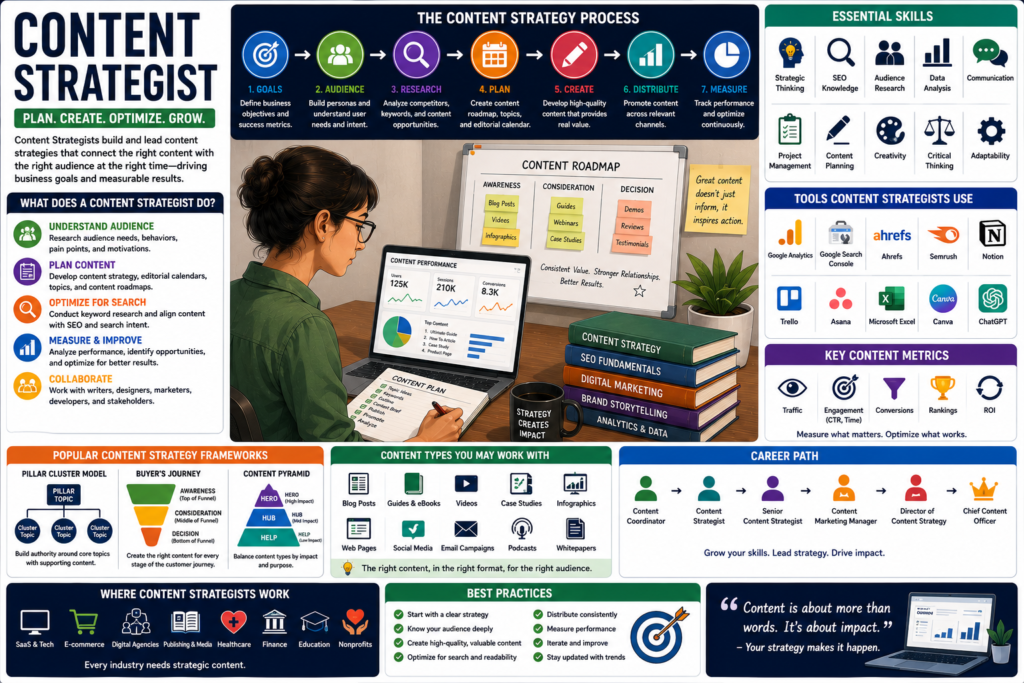 Content strategist role and workflow guide