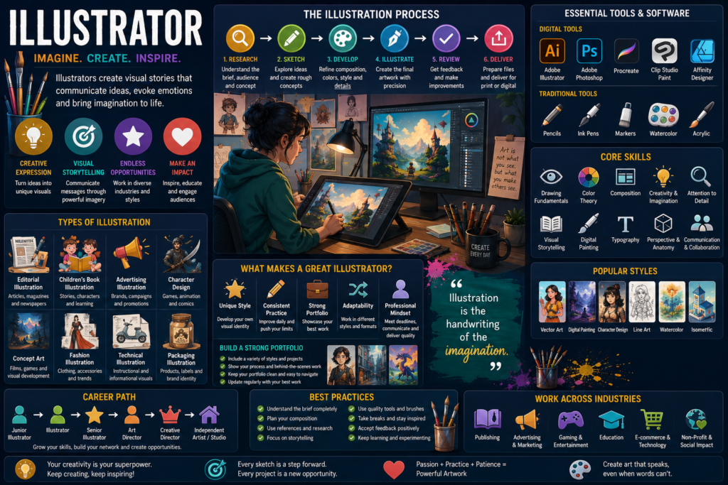 Illustrator's guide to creativity and process
