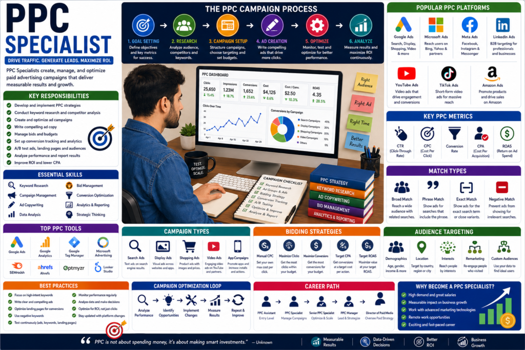 PPC specialist infographic guide