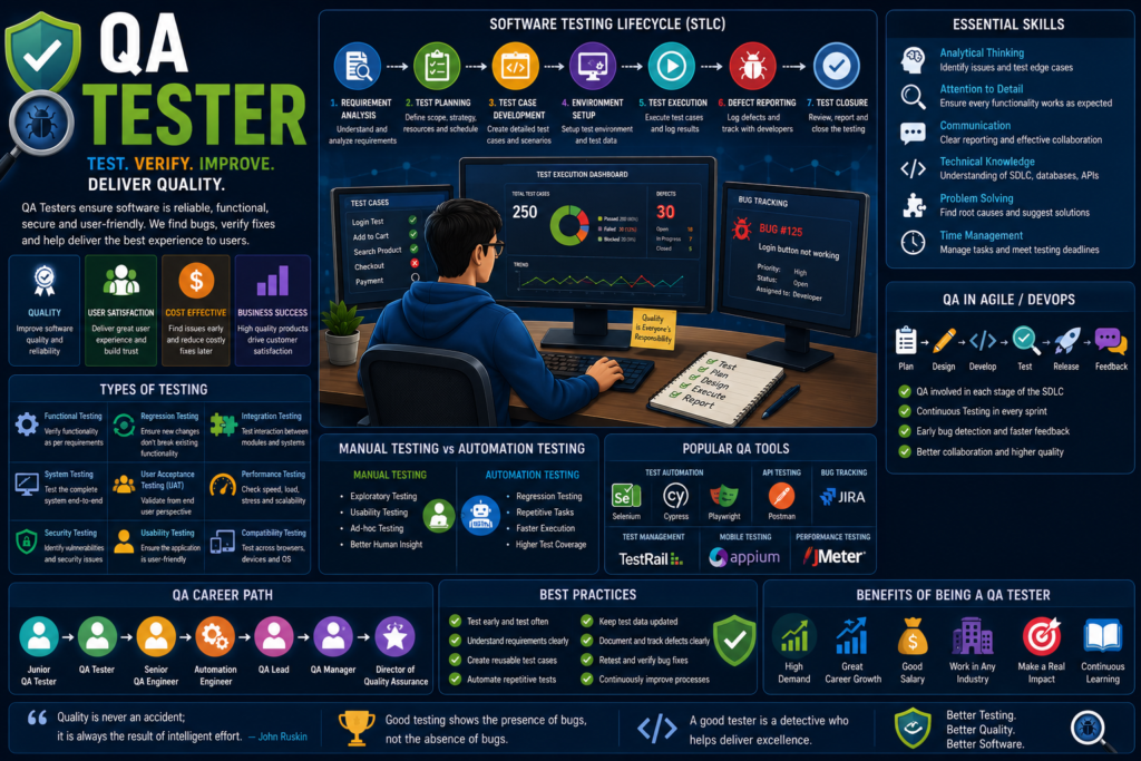 QA testing infographic essentials