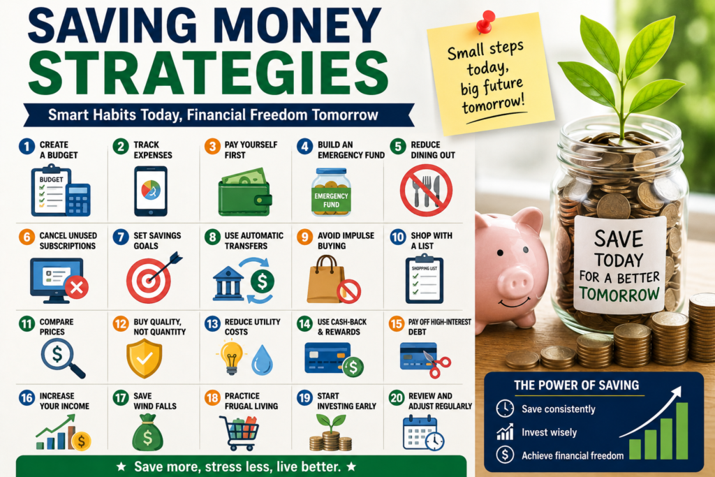 Saving tips for a brighter future