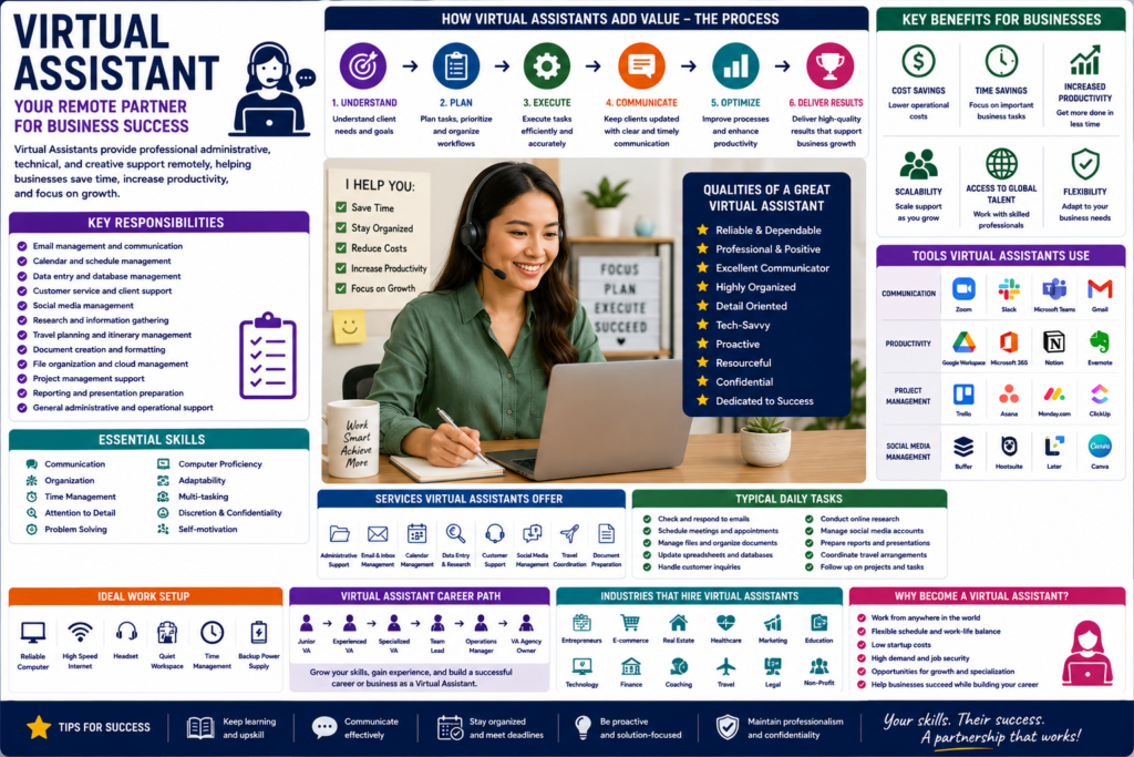 Virtual assistant guide and career roadmap