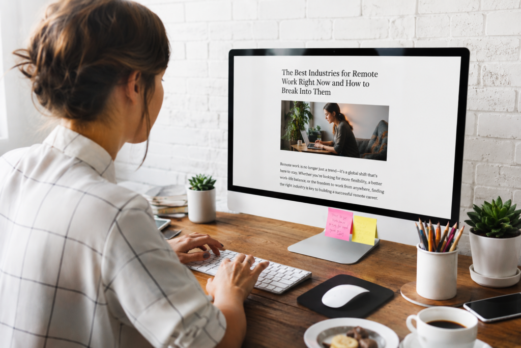 Best industries for remote work