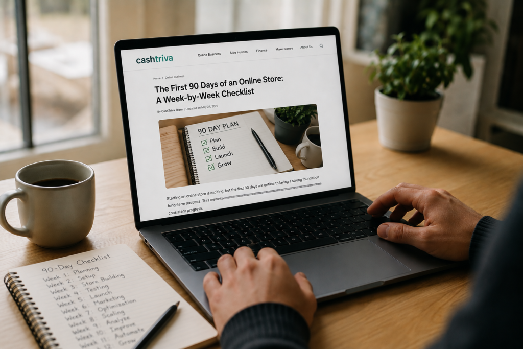 First 90 days of an online store