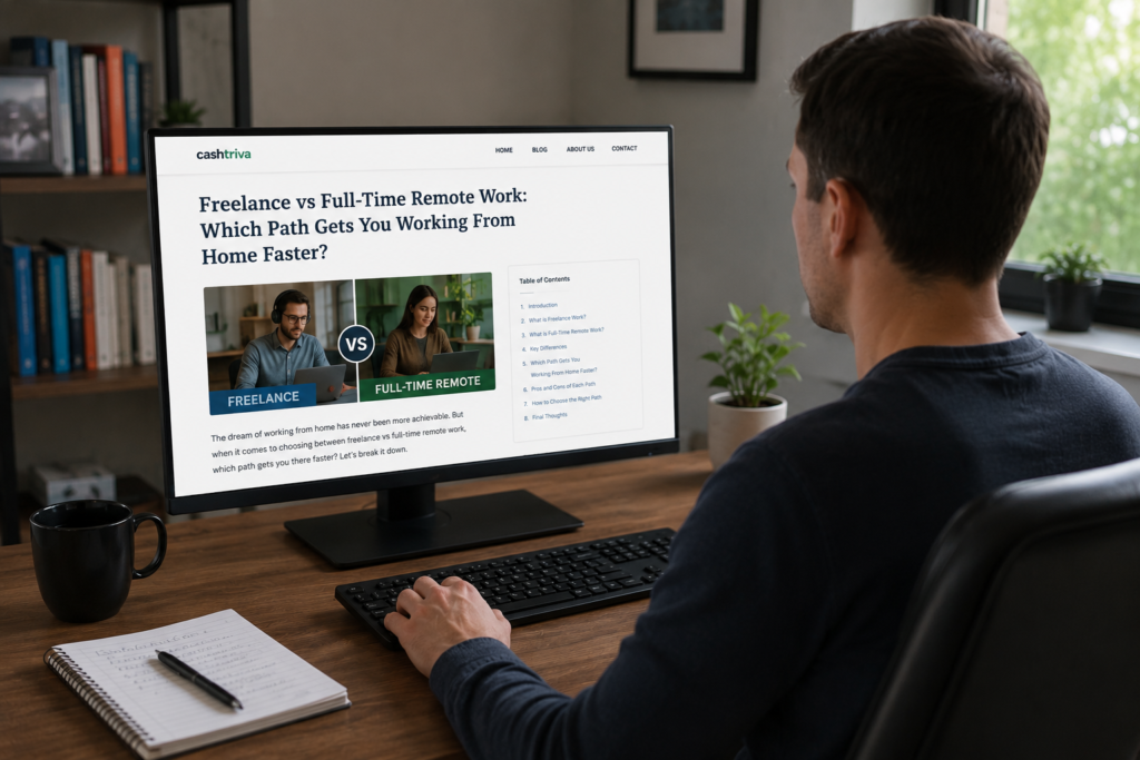 Freelance vs. Full-Time Remote Work