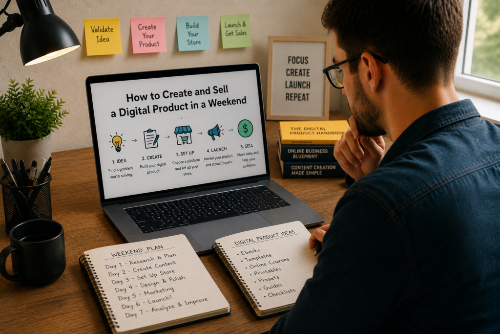 How to Create and Sell a Digital Product