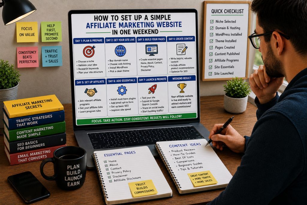 How to Set Up a Simple Affiliate Marketing Website