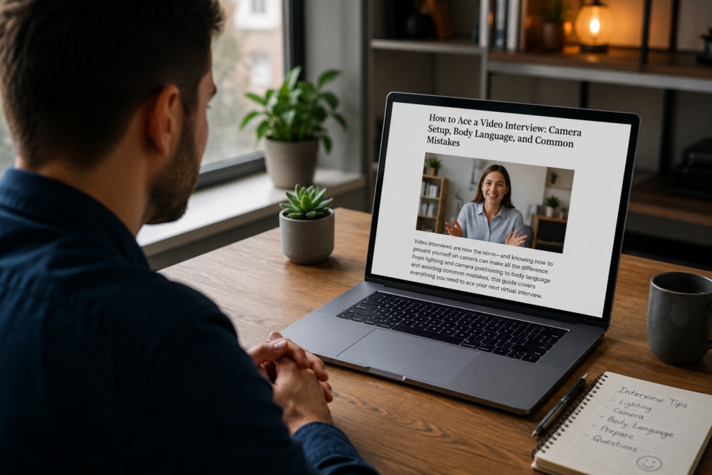 How to ace a video interview
