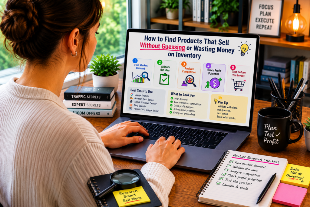 How to find products that sell