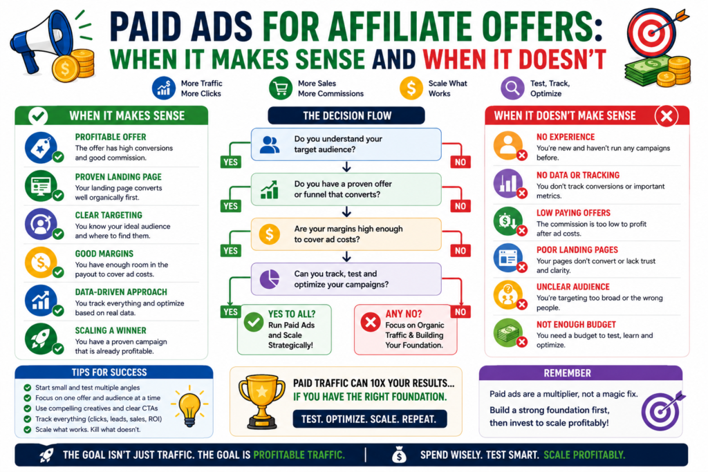 Paid ads for affiliate offers