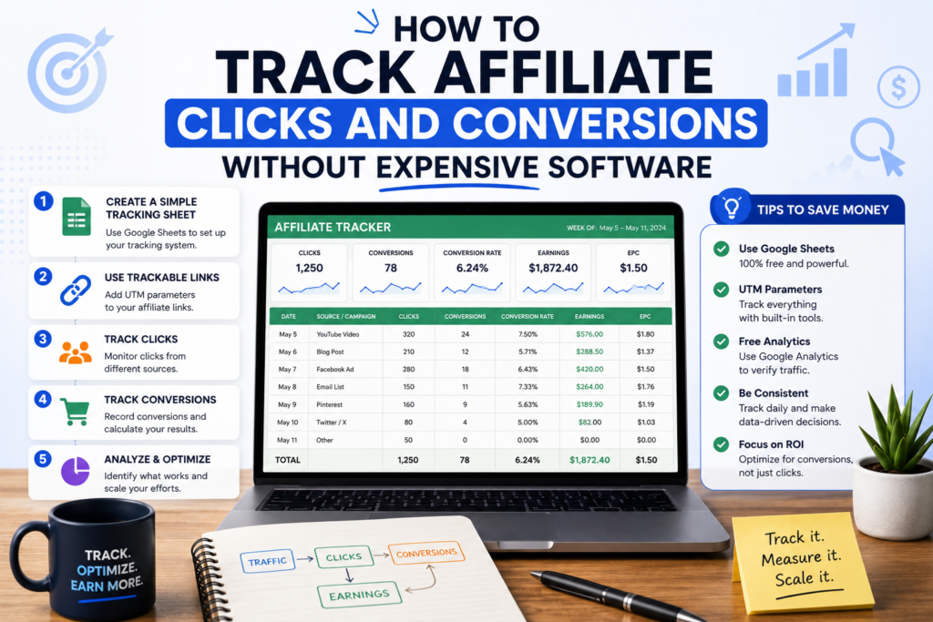 Track affiliate clicks and conversions